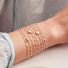 Gigi Clozeau - Bracelet Etoile Star résine blanche, diamant, or rose