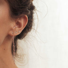 Gigi Clozeau - Boucles d'oreilles Dansantes Classique Gigi blush, diamants, or rose