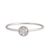 Gigi Clozeau - Bague Puce, diamants, or blanc, T 52