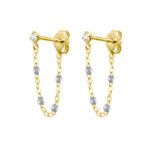 Gigi Clozeau - Boucles d'oreilles argent Gigi Suprême, or jaune, diamants