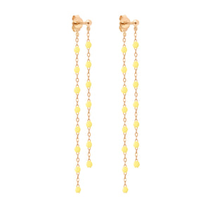 Gigi Clozeau - Boucles d’oreilles Dansantes Classique Gigi mimosa, or rose