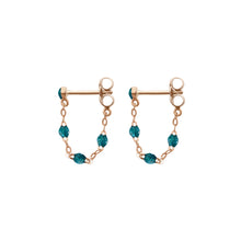 Gigi Clozeau - Boucles d'oreilles jungle Classique Gigi, or rose