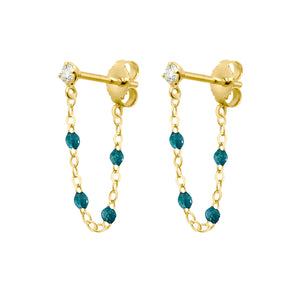 Gigi Clozeau - Boucles d'oreilles jungle Gigi Suprême, or jaune, diamants