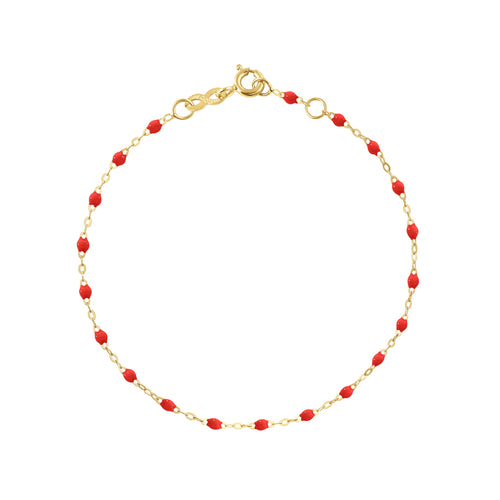 Gigi Clozeau - Bracelet coquelicot Classique Gigi, or jaune, 24 cm