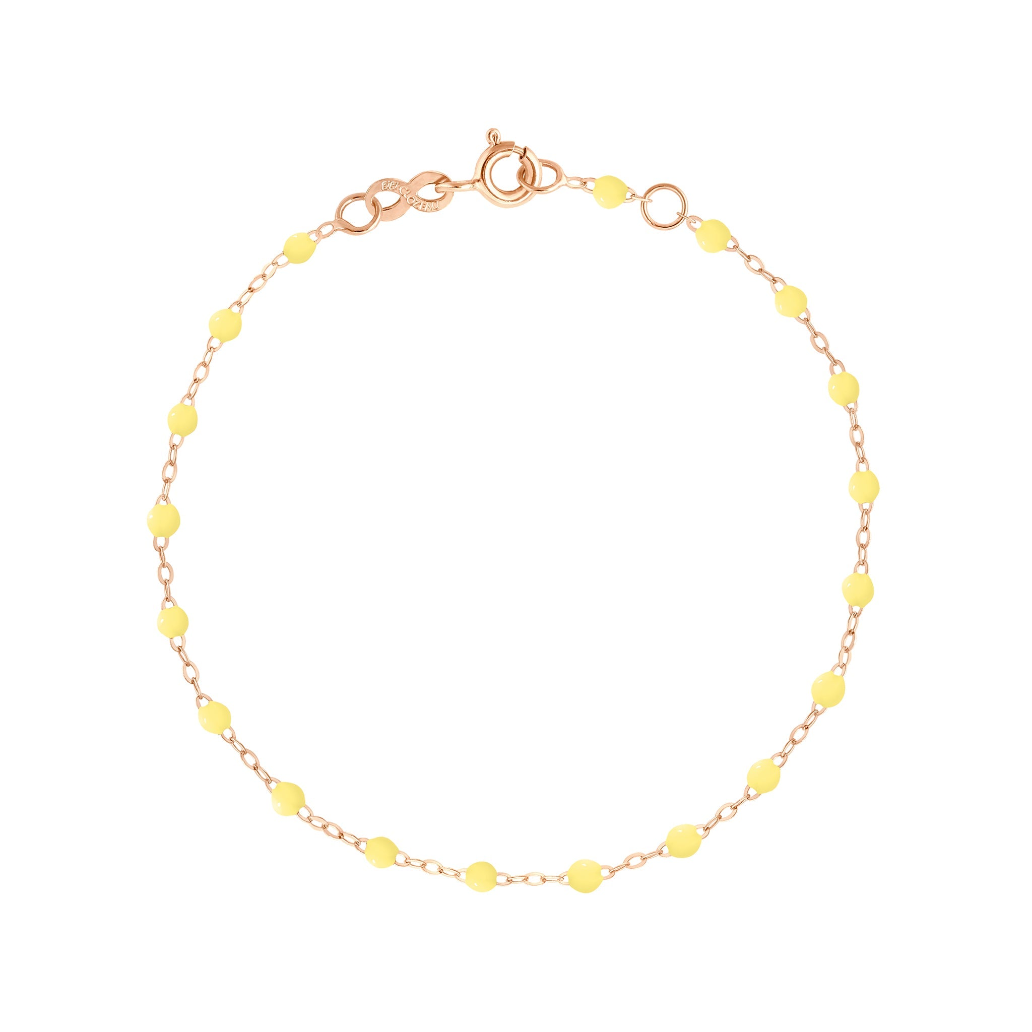 Gigi Clozeau - Bracelet mimosa Classique Gigi, or rose, 15 cm