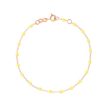 Gigi Clozeau - Bracelet mimosa Classique Gigi, or rose, 19 cm