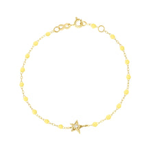 Gigi Clozeau - Bracelet mimosa Etoile, Diamant, or jaune, 17 cm