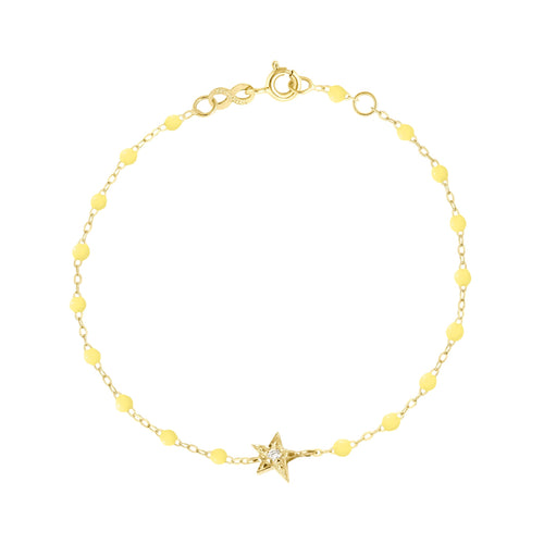 Gigi Clozeau - Bracelet mimosa Etoile, Diamant, or jaune, 17 cm