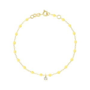 Gigi Clozeau - Bracelet mimosa Gigi Suprême, Diamant, or jaune, 17 cm