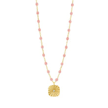 Gigi Clozeau - Collier blush Miss Lumière diamant, or jaune, 42 cm