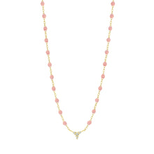 Gigi Clozeau - Collier blush petit Kosmos, diamants, or jaune, 42 cm