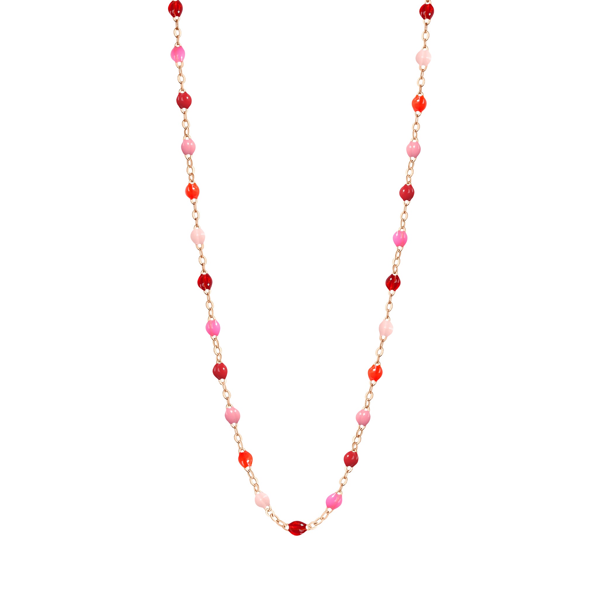 Gigi Clozeau - Collier exclusif Numéro 10, Multico, or rose, 42 cm