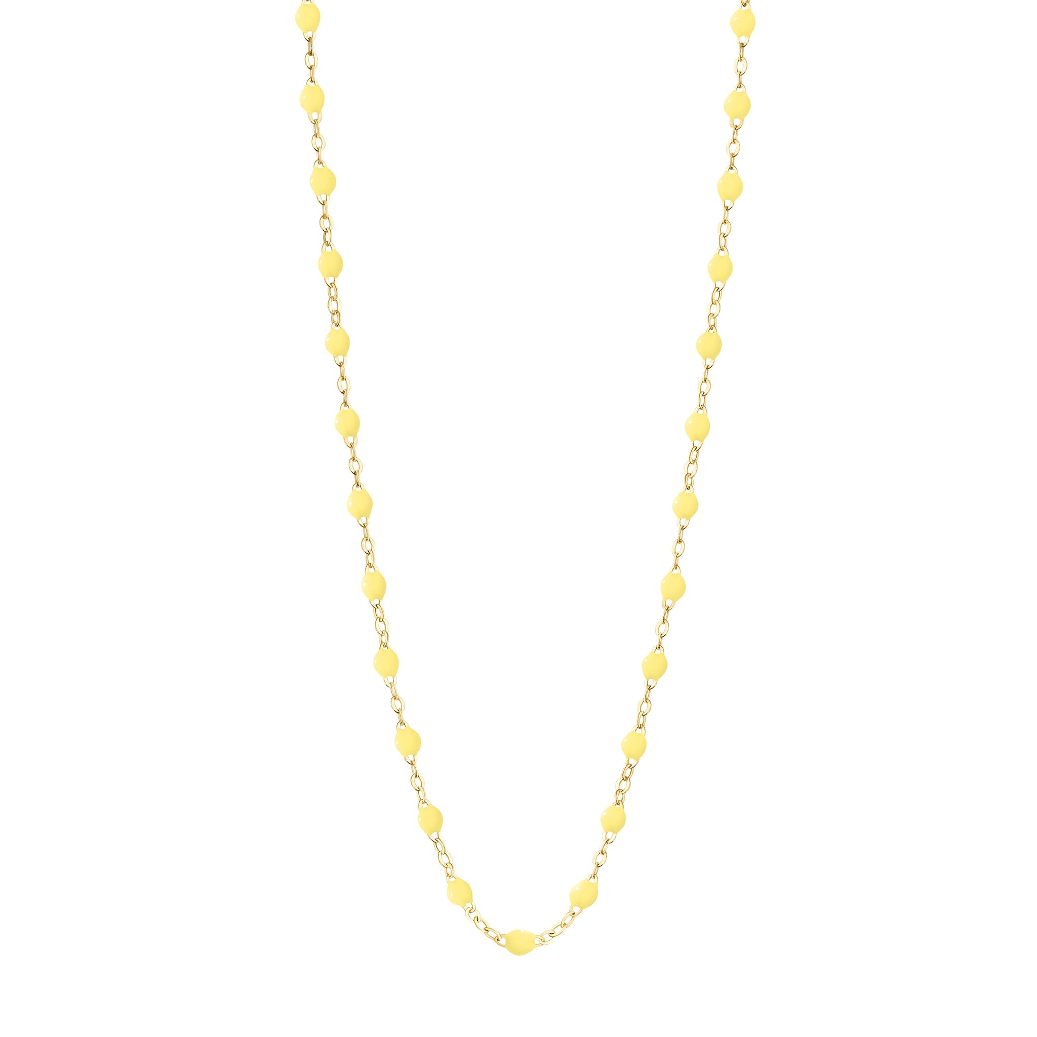 Gigi Clozeau - Collier mimosa Classique Gigi, or jaune, 42 cm