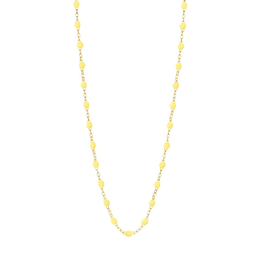 Gigi Clozeau - Collier mimosa Classique Gigi, or jaune, 50 cm