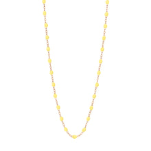 Gigi Clozeau - Collier mimosa Classique Gigi, or rose, 42 cm