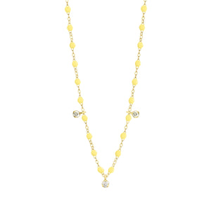 Gigi Clozeau - Collier mimosa Gigi Suprême, Diamants, or jaune, 45 cm