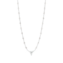 Gigi Clozeau - Collier sparkle Kosmos, diamants, or blanc, 42 cm