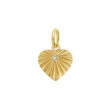 Gigi Clozeau - Pendentif Cœur Lumière, diamant, or jaune