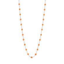 Gigi Clozeau - Collier mandarine Classique Gigi, or blanc, 42 cm