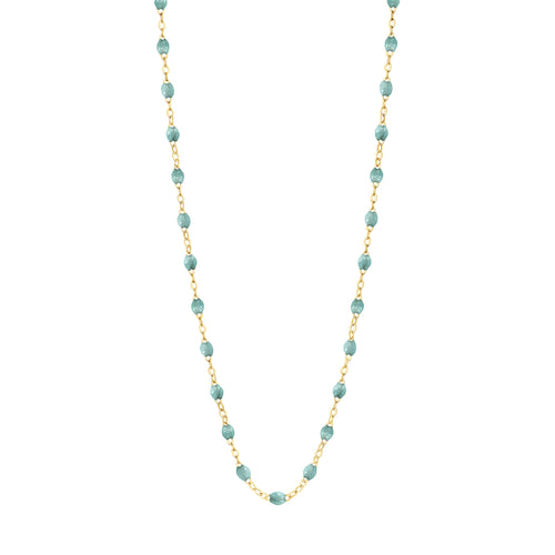 Gigi Clozeau - Collier Classique Gigi glacier, or jaune, 45 cm