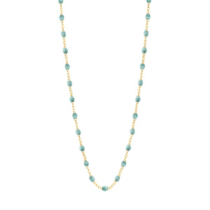 Gigi Clozeau - Collier Classique Gigi glacier, or jaune, 45 cm