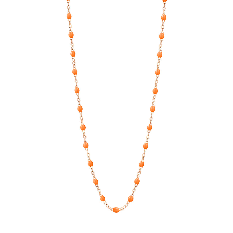 Gigi Clozeau - Collier mandarine Classique Gigi, or rose, 42 cm