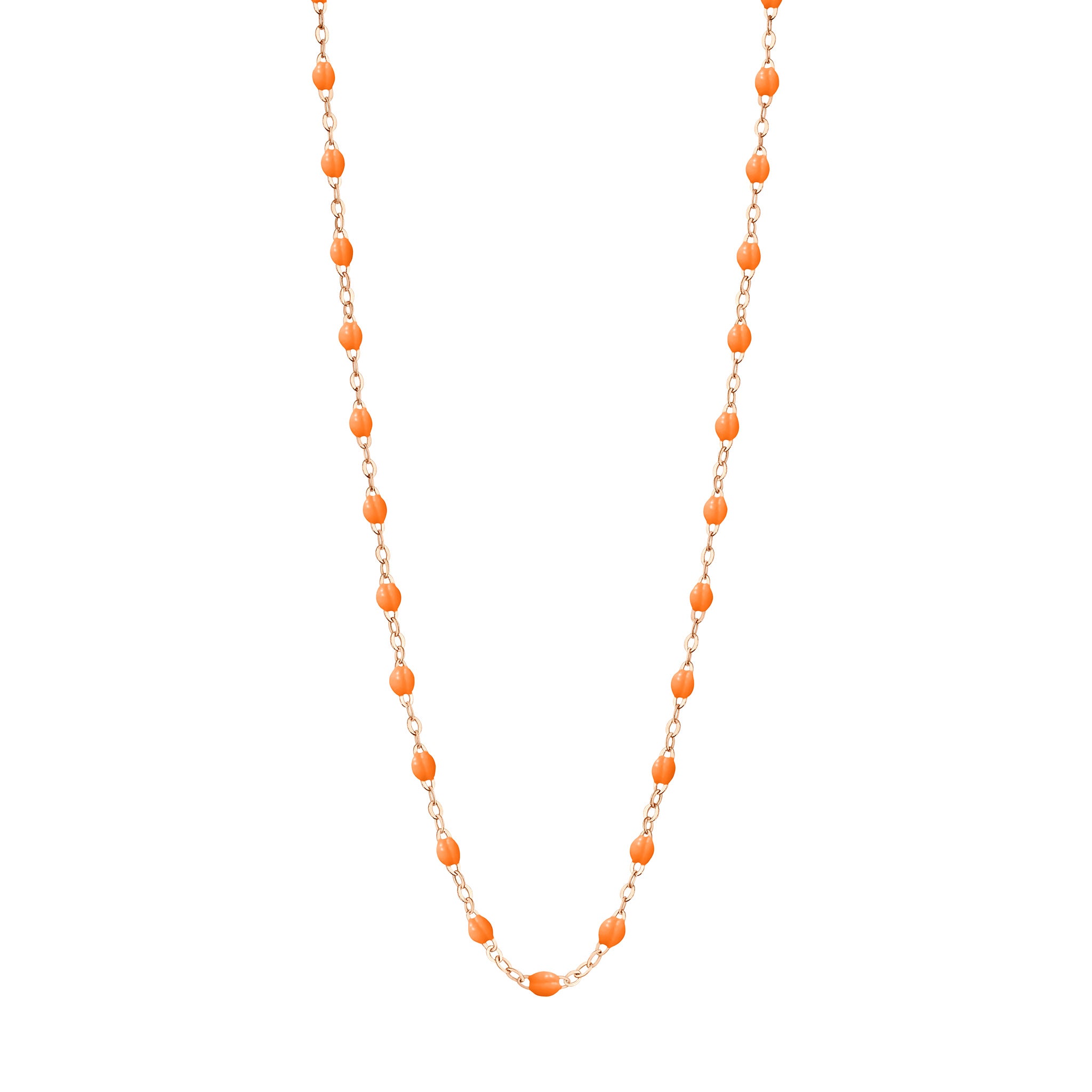 Gigi Clozeau - Collier mandarine Classique Gigi, or rose, 45 cm