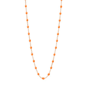 Gigi Clozeau - Collier mandarine Classique Gigi, or rose, 45 cm