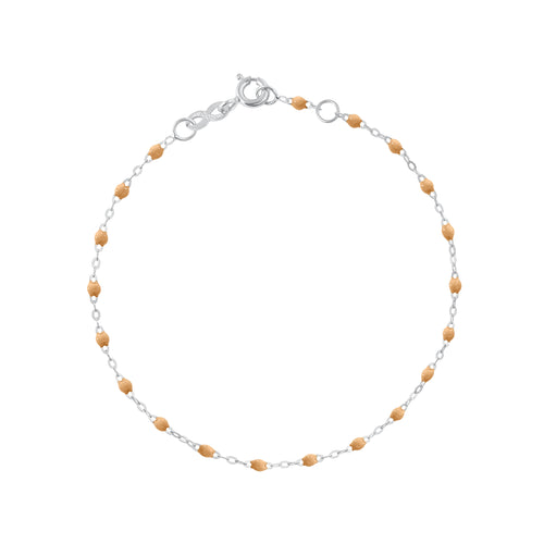 Gigi Clozeau - Bracelet nude Classique Gigi, or blanc, 15 cm