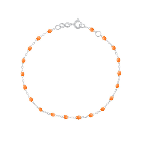 Classic Gigi Mandarine bracelet, White Gold, 19 cm