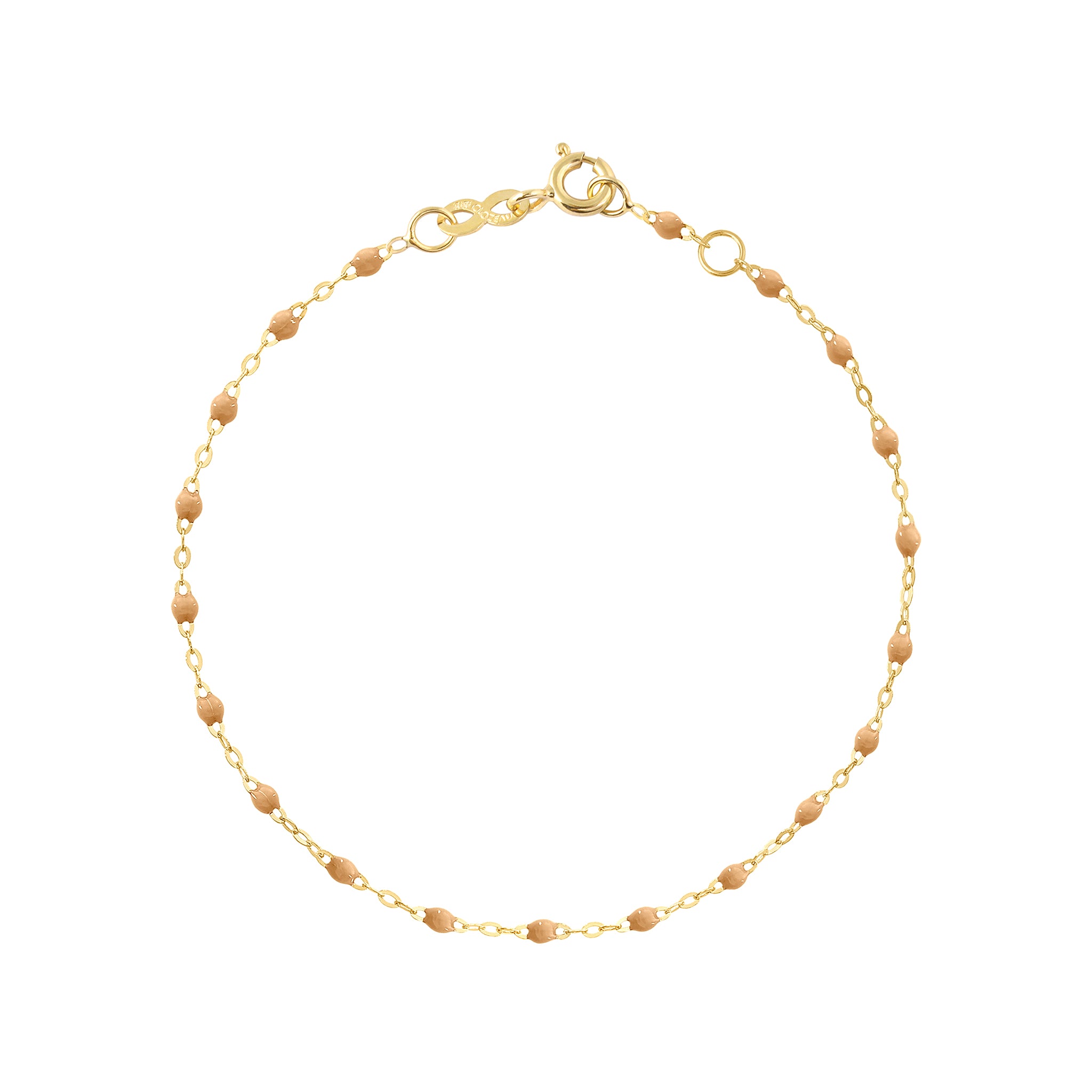 Gigi Clozeau - Bracelet nude Classique Gigi, or jaune, 17 cm