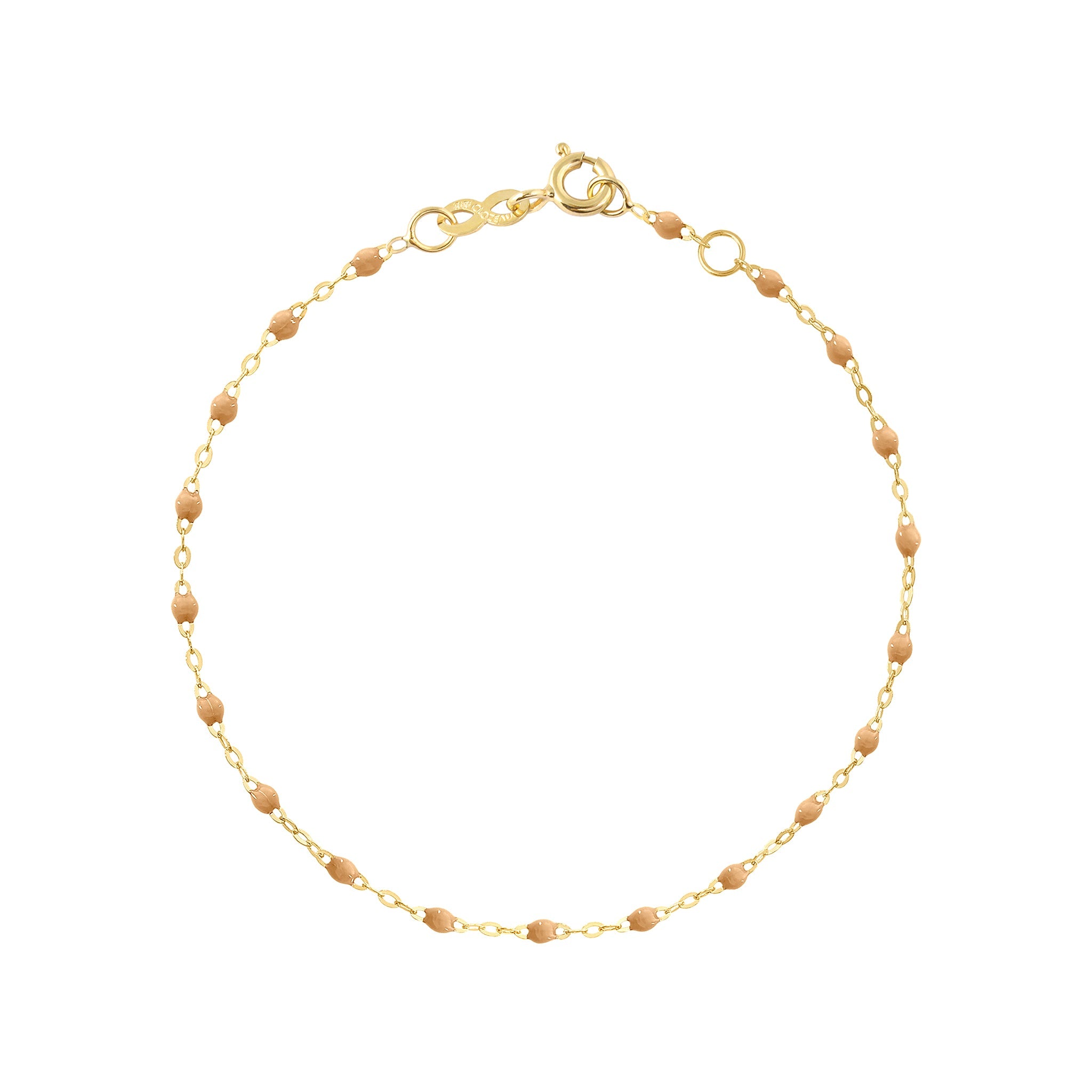 Gigi Clozeau - Bracelet nude Classique Gigi, or jaune, 19 cm