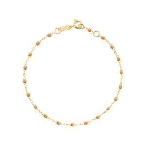 Gigi Clozeau - Bracelet nude Classique Gigi, or jaune, 19 cm