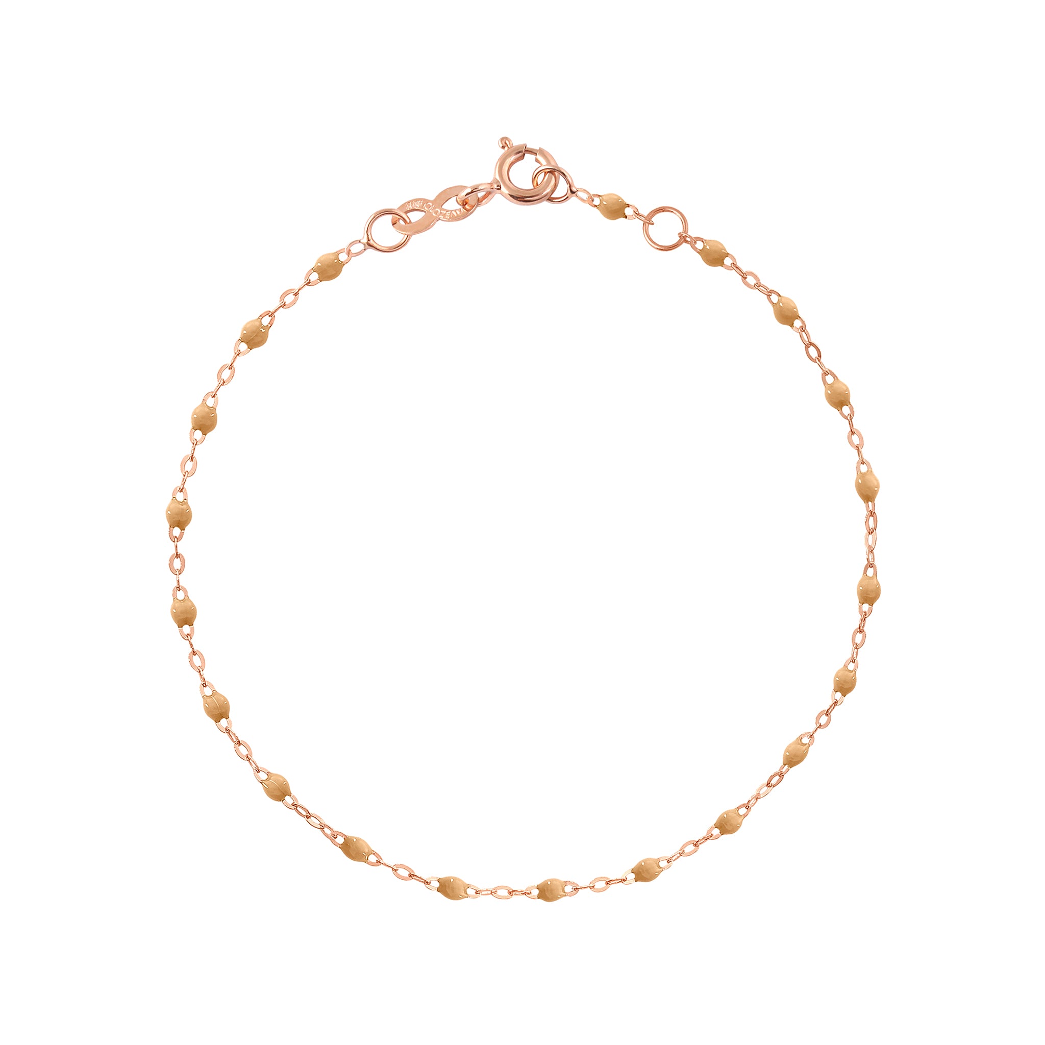 Gigi Clozeau - Bracelet nude Classique Gigi, or rose, 17 cm