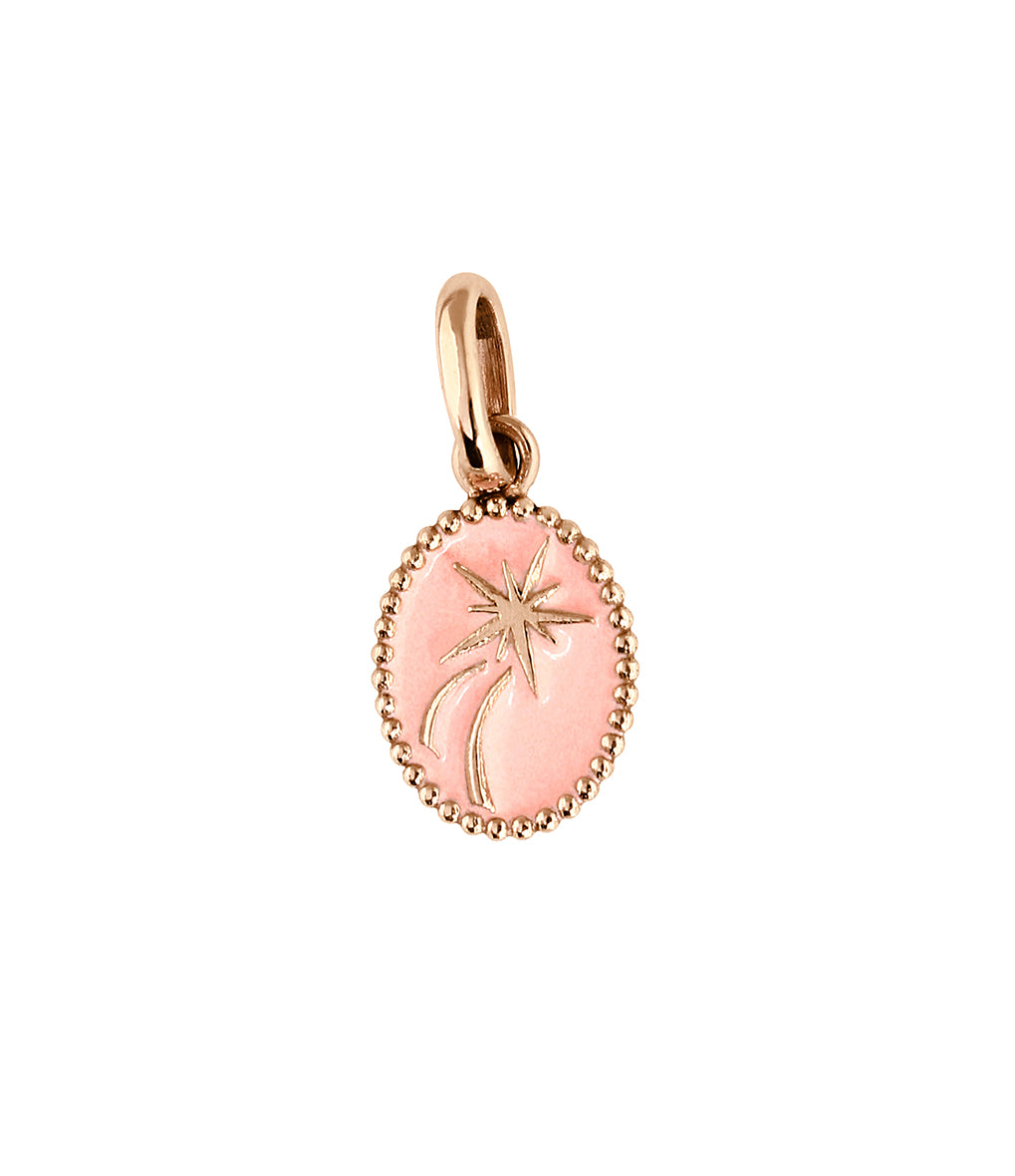 Gigi Clozeau - Shooting Star Pendant, Saumon, Rose Gold