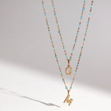 Gigi Clozeau - Classic Gigi Aqua necklace, Rose Gold, 45 cm